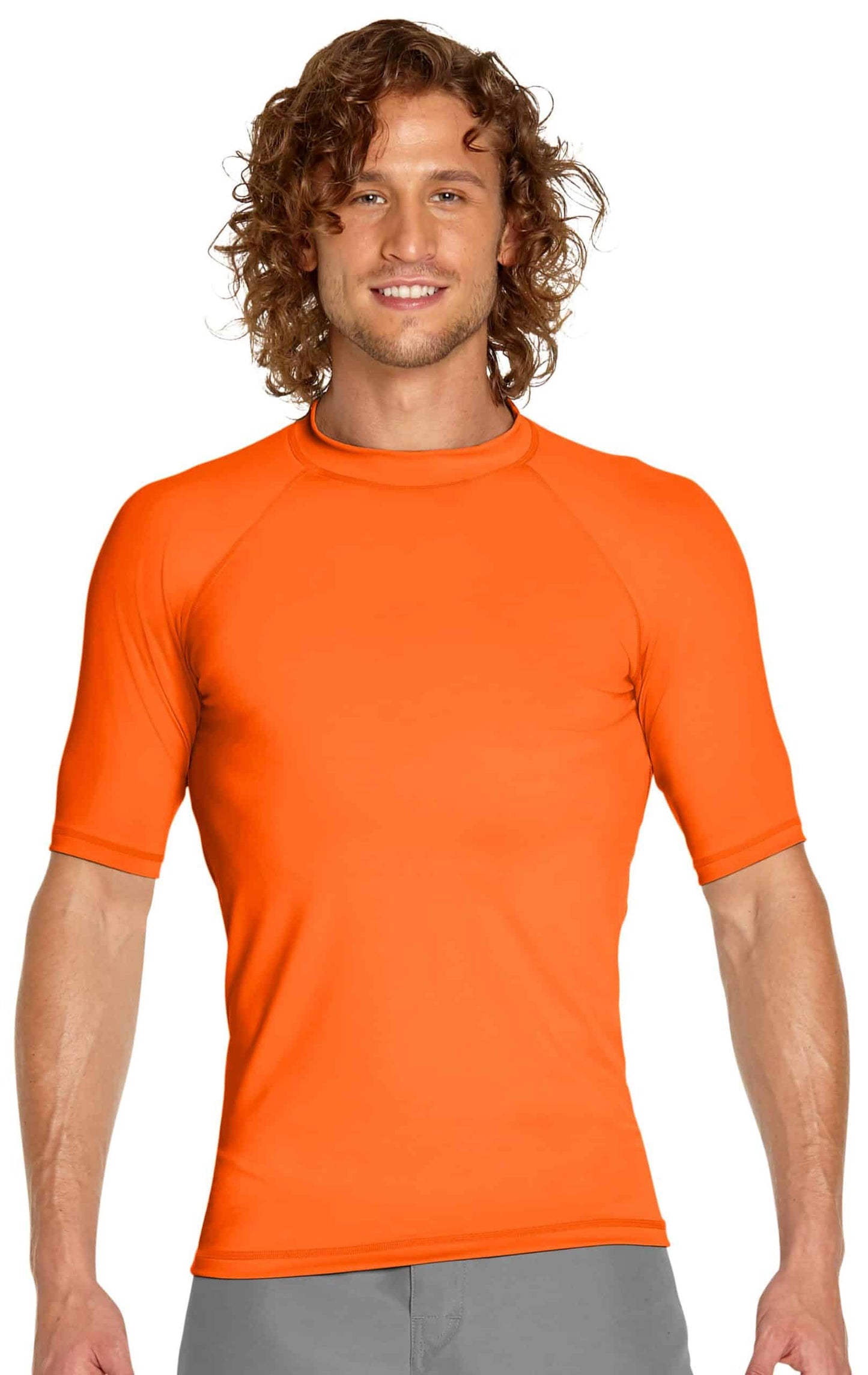 Men's - Wet Effect Short Sleeve Rash Guard