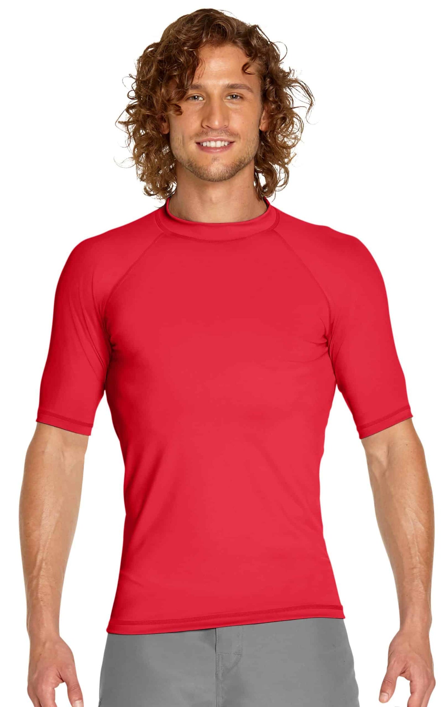 Men's - Wet Effect Short Sleeve Rash Guard