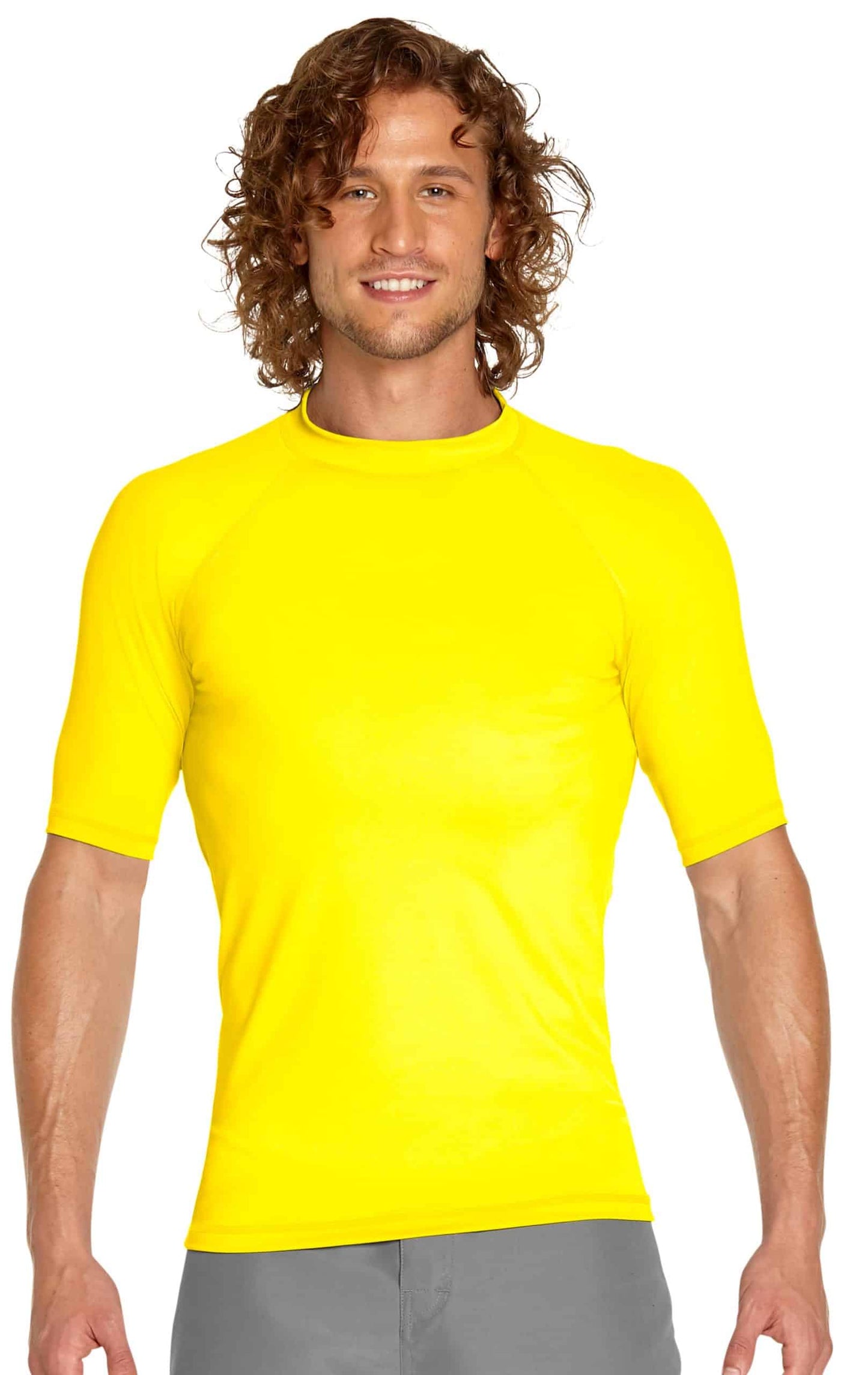 Men's - Wet Effect Short Sleeve Rash Guard