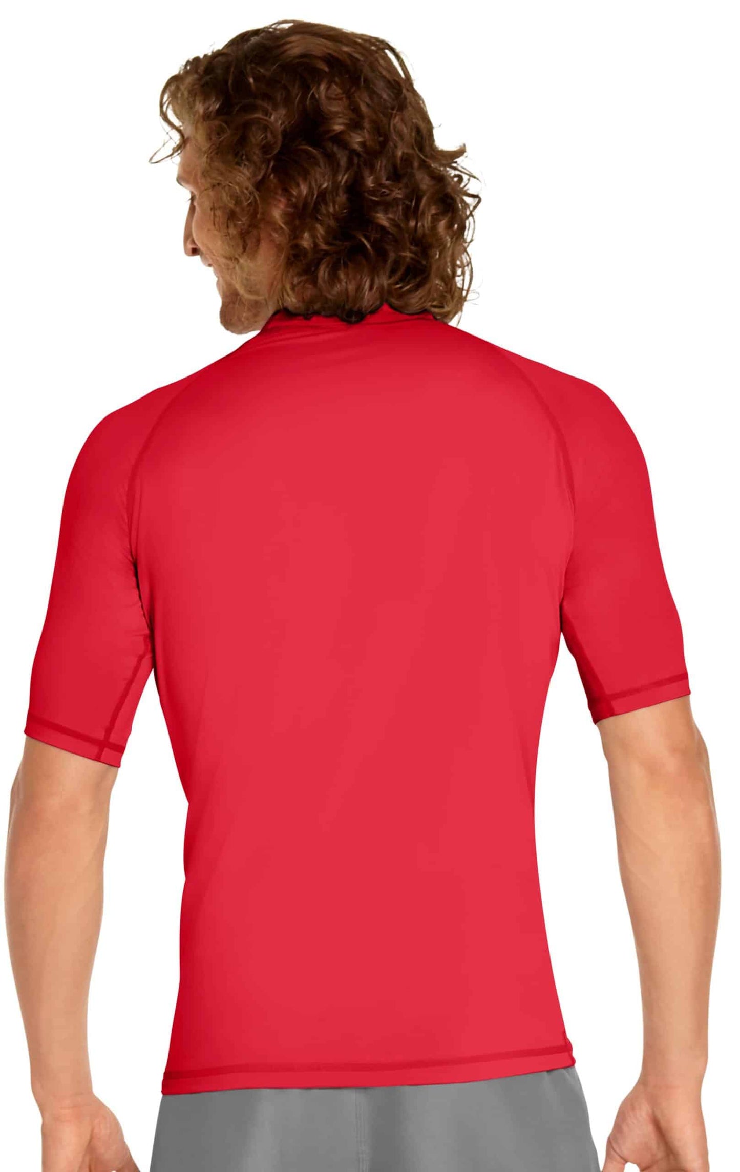 Men's - Wet Effect Short Sleeve Rash Guard