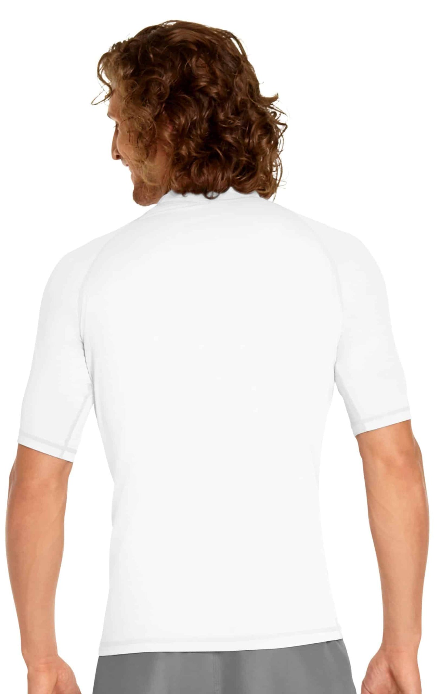Men's - Wet Effect Short Sleeve Rash Guard