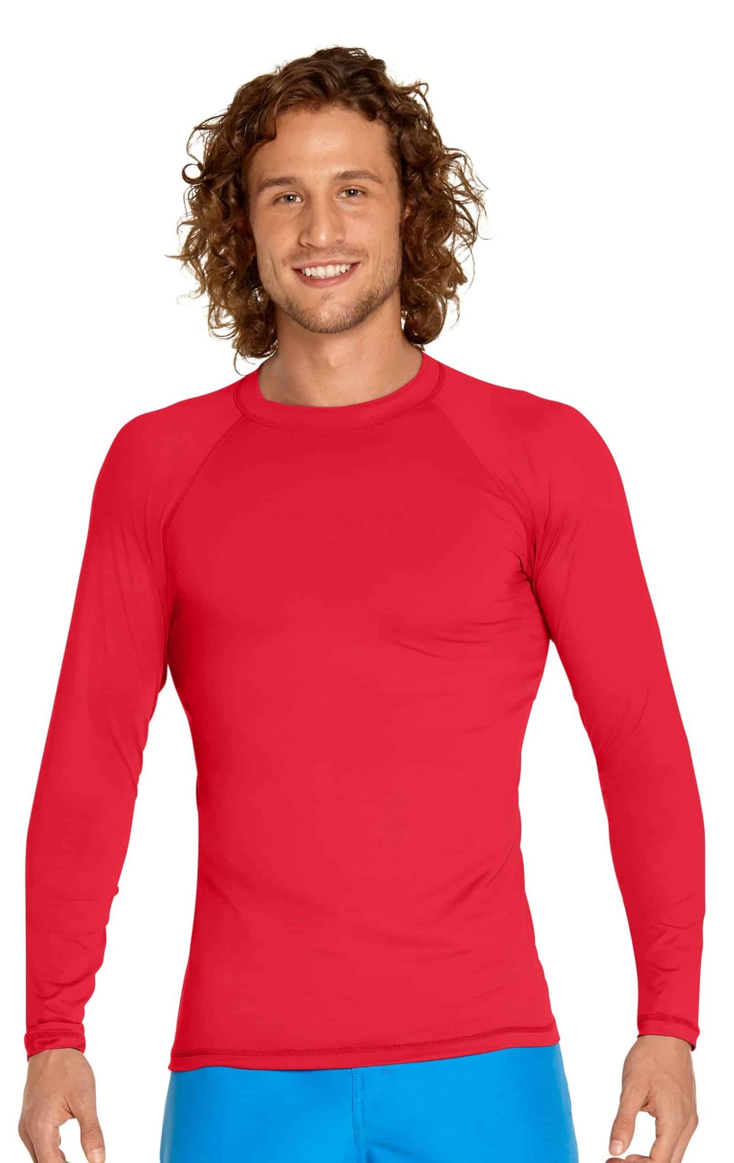 Men's - Wet Effect Long Sleeve Rash Guard