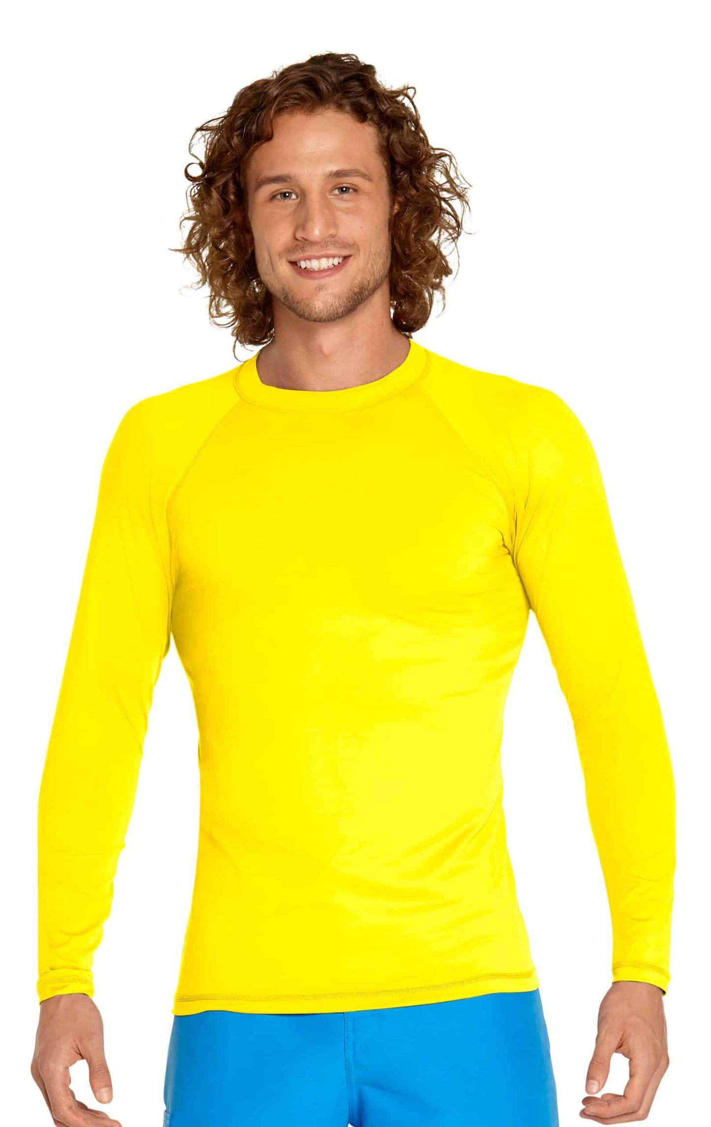 Men's - Wet Effect Long Sleeve Rash Guard