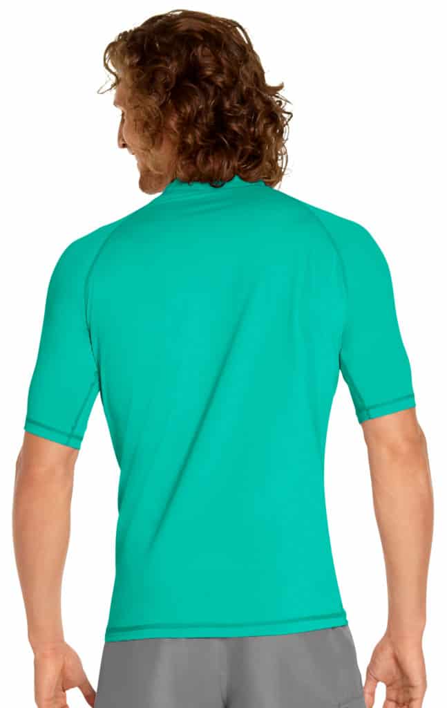 Men's - Wet Effect Short Sleeve Rash Guard