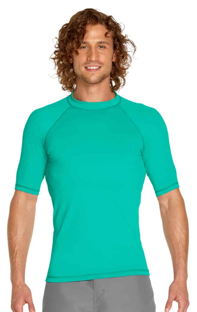 Men's - Wet Effect Short Sleeve Rash Guard