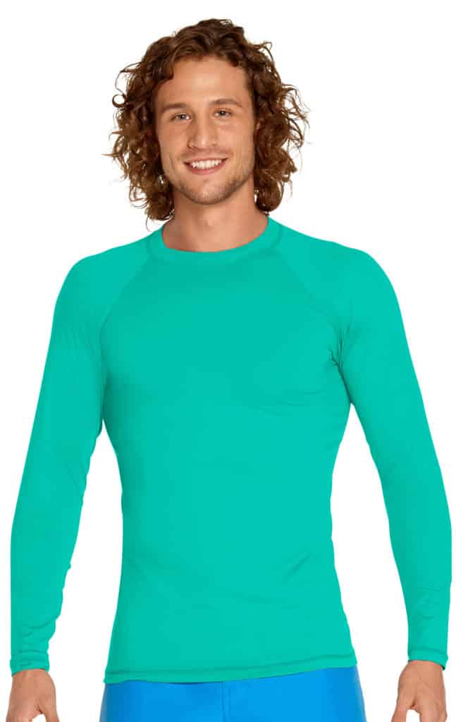 Men's - Wet Effect Long Sleeve Rash Guard