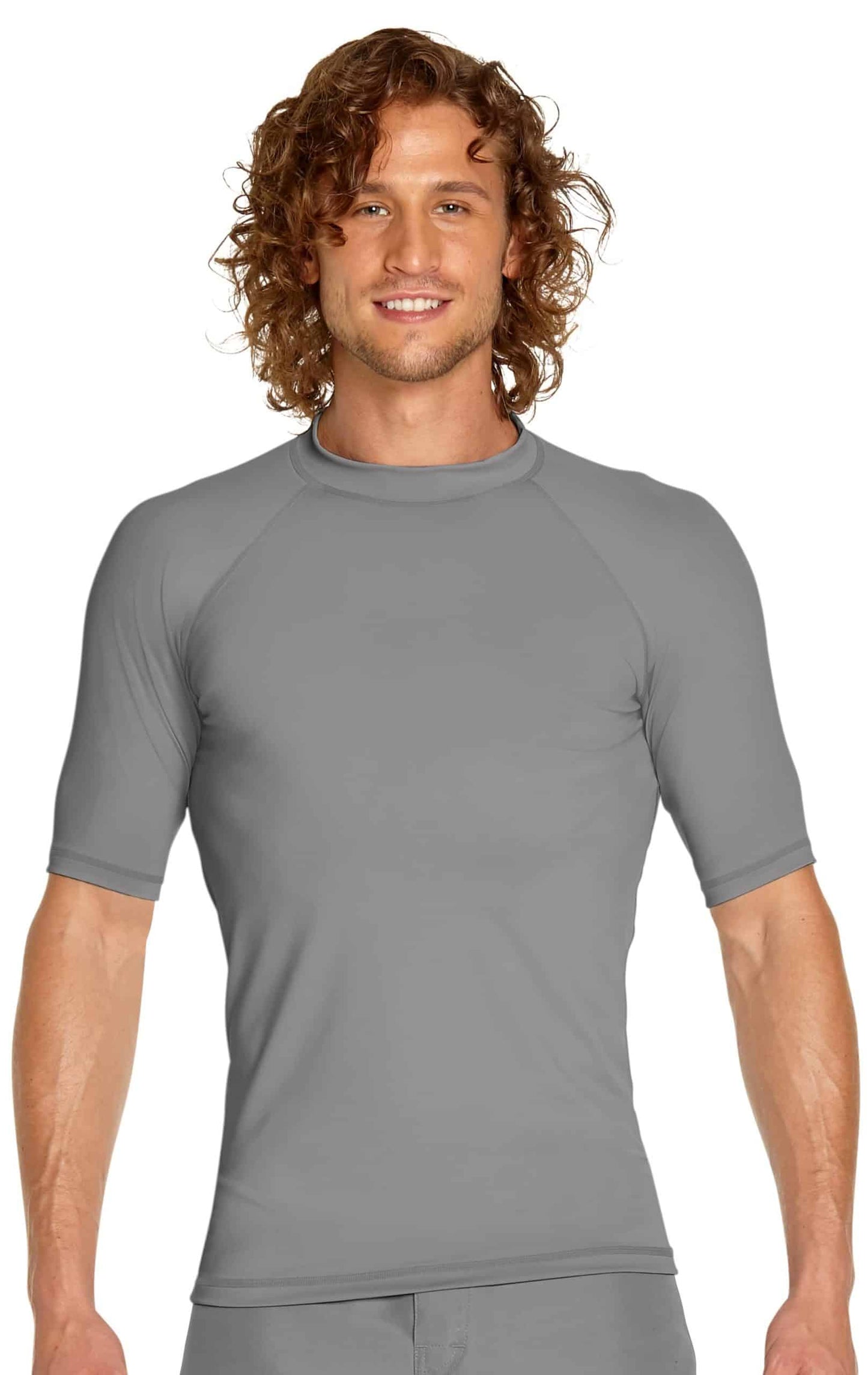Men's - Wet Effect Short Sleeve Rash Guard