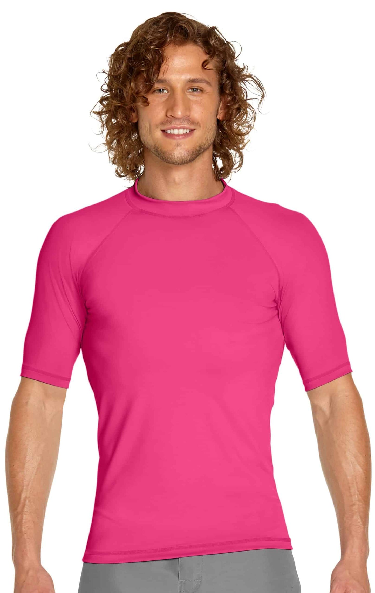 Men's - Wet Effect Short Sleeve Rash Guard