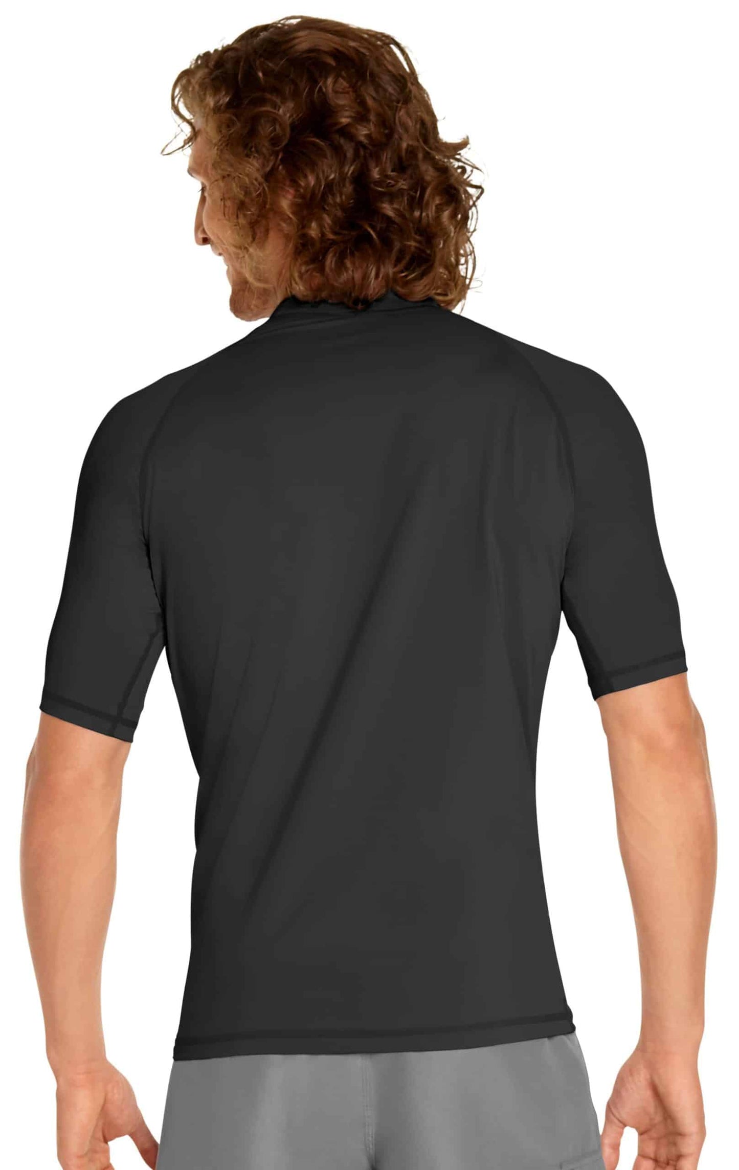 Men's - Wet Effect Short Sleeve Rash Guard