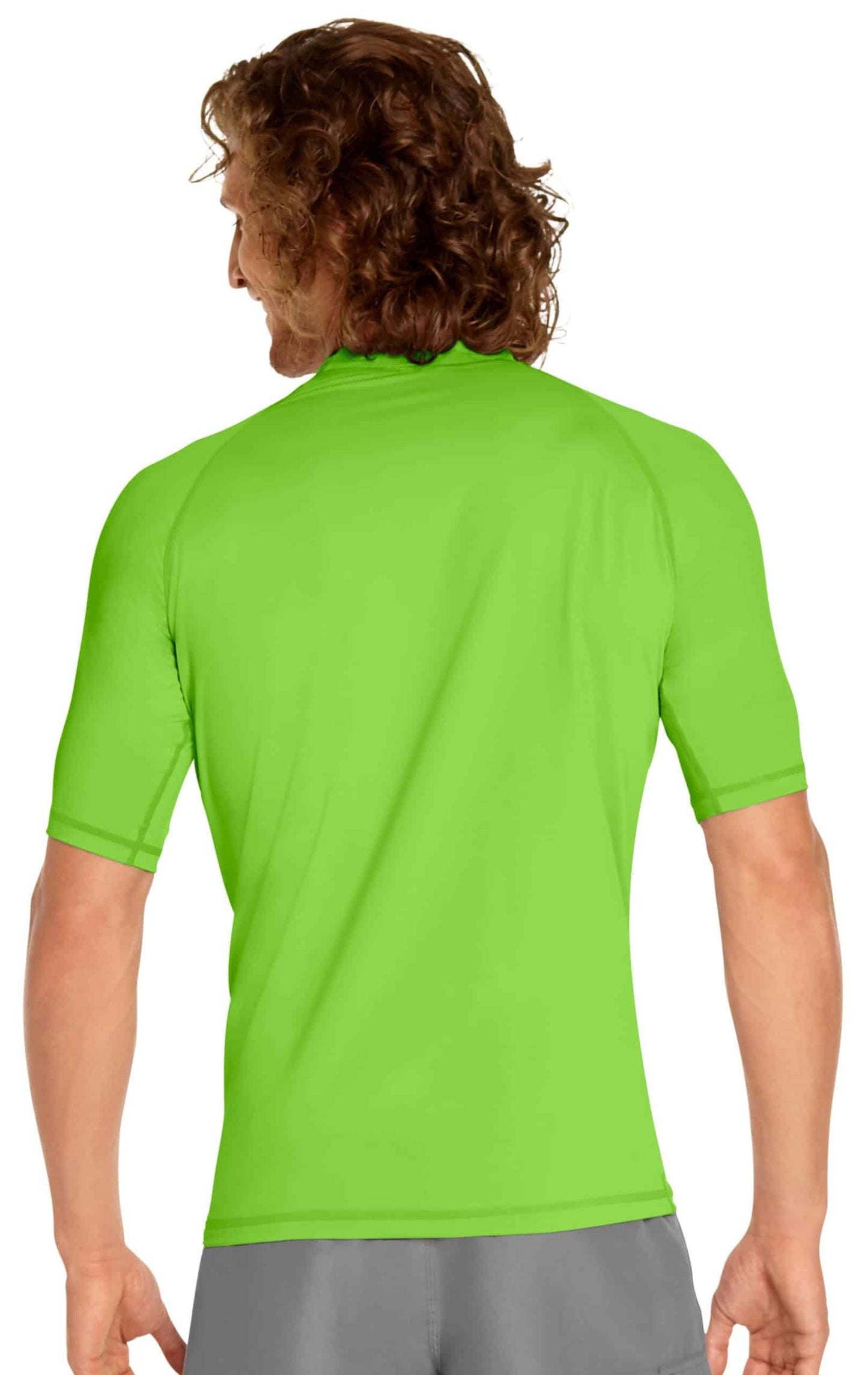 Men's - Wet Effect Short Sleeve Rash Guard