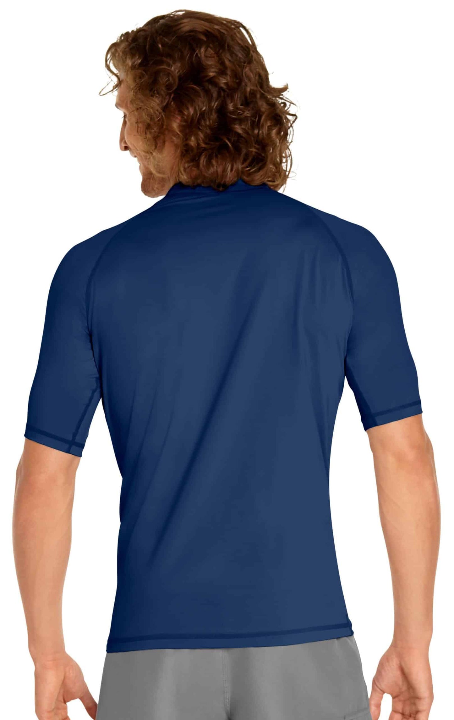 Men's - Wet Effect Short Sleeve Rash Guard
