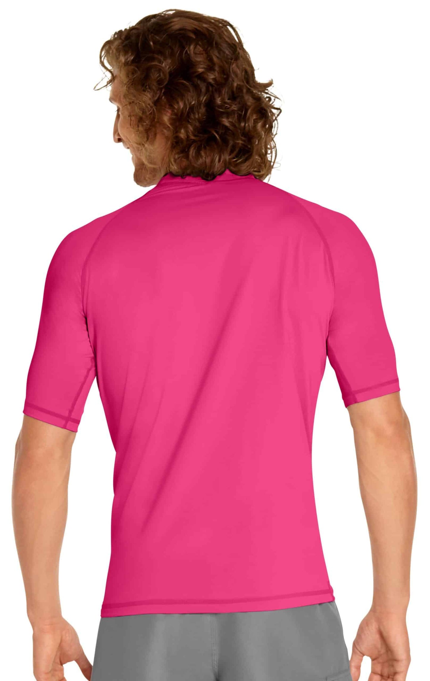 Men's - Wet Effect Short Sleeve Rash Guard