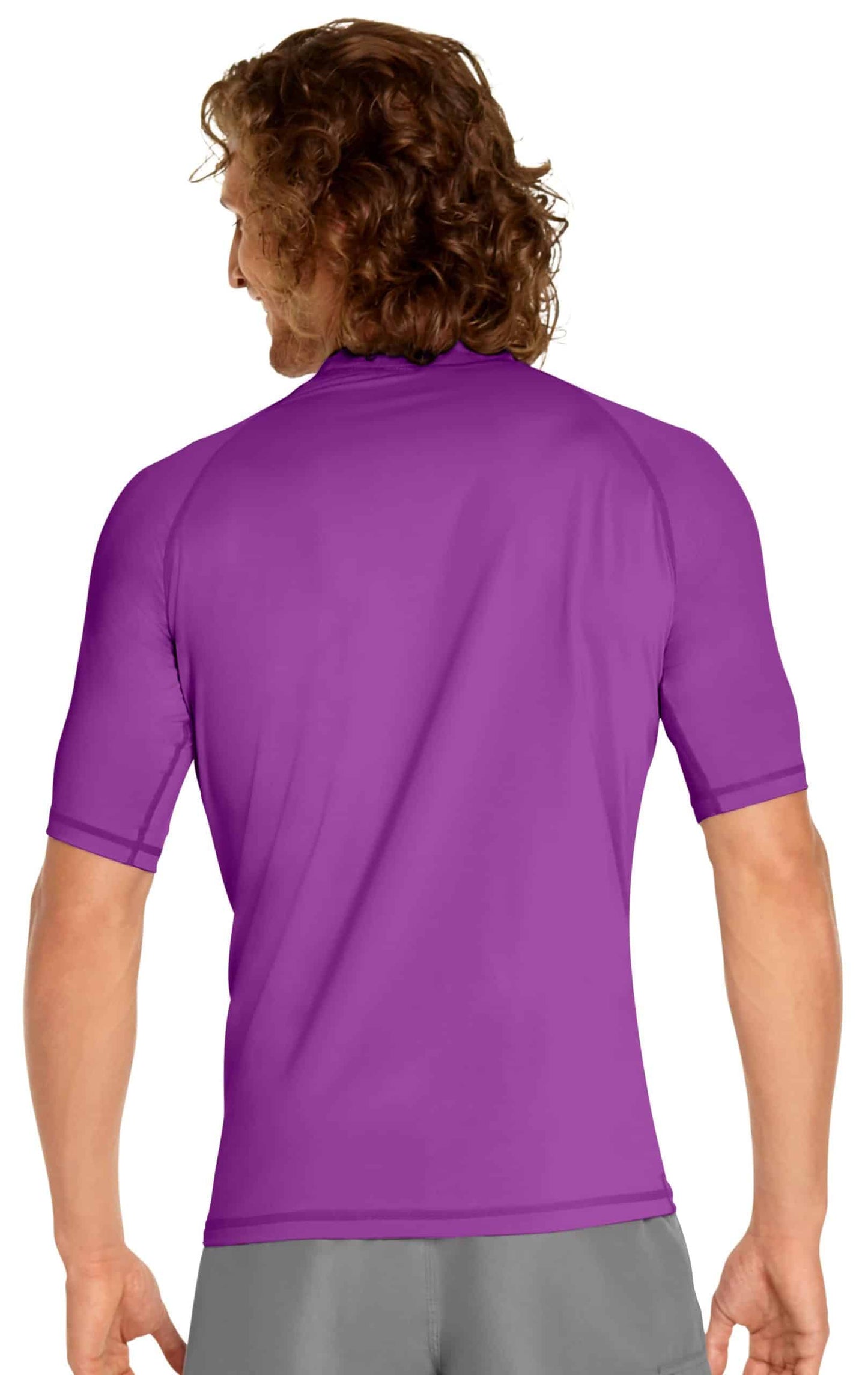 Men's - Wet Effect Short Sleeve Rash Guard