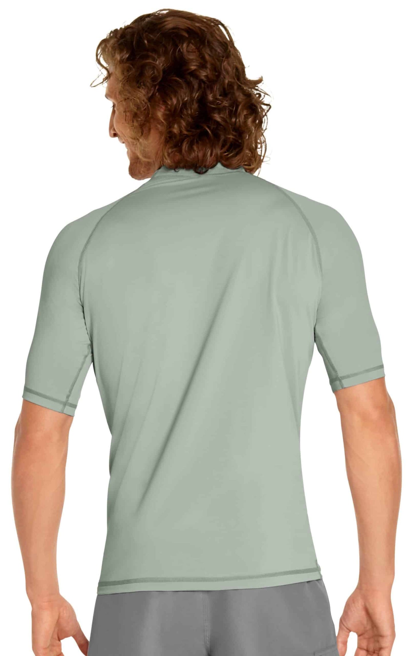 Men's - Wet Effect Short Sleeve Rash Guard