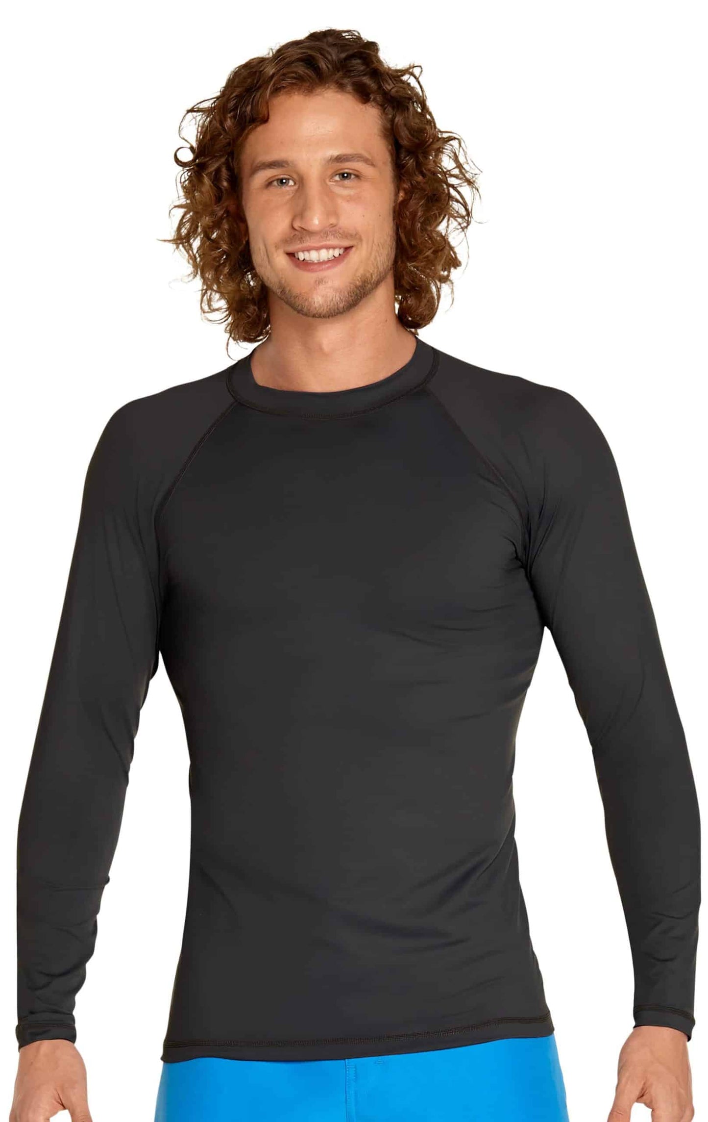 Men's - Wet Effect Long Sleeve Rash Guard