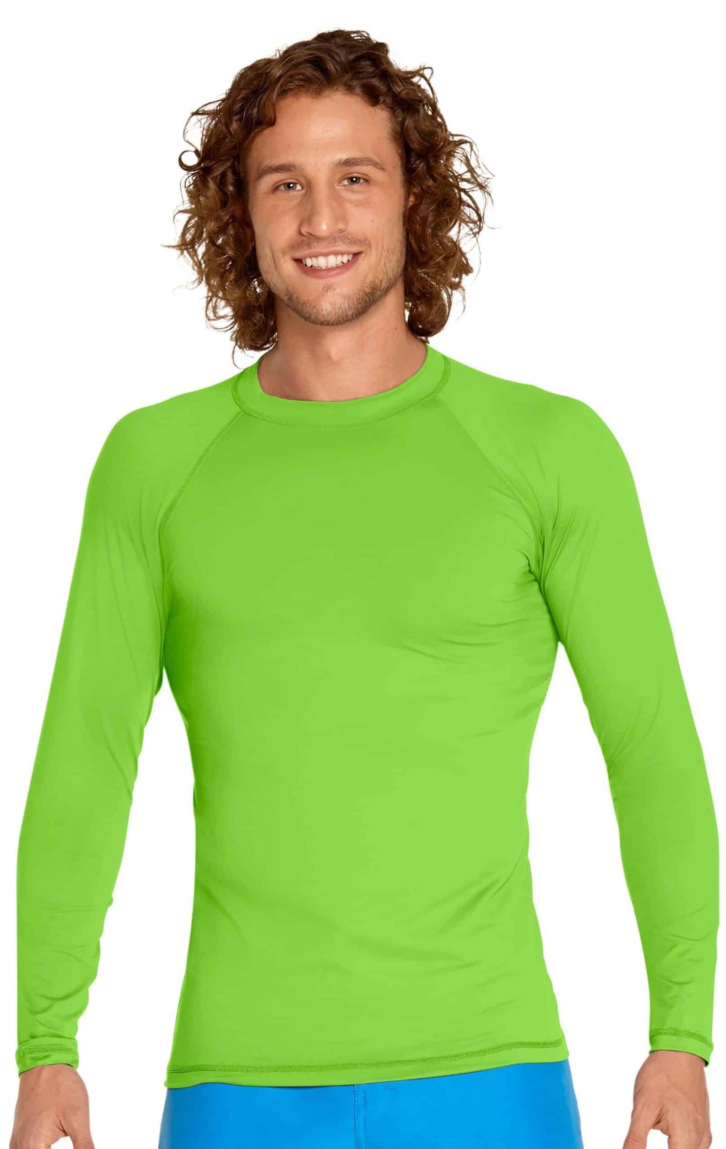 Men's - Wet Effect Long Sleeve Rash Guard
