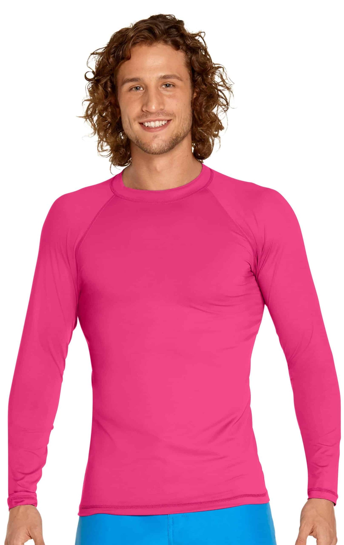 Men's - Wet Effect Long Sleeve Rash Guard