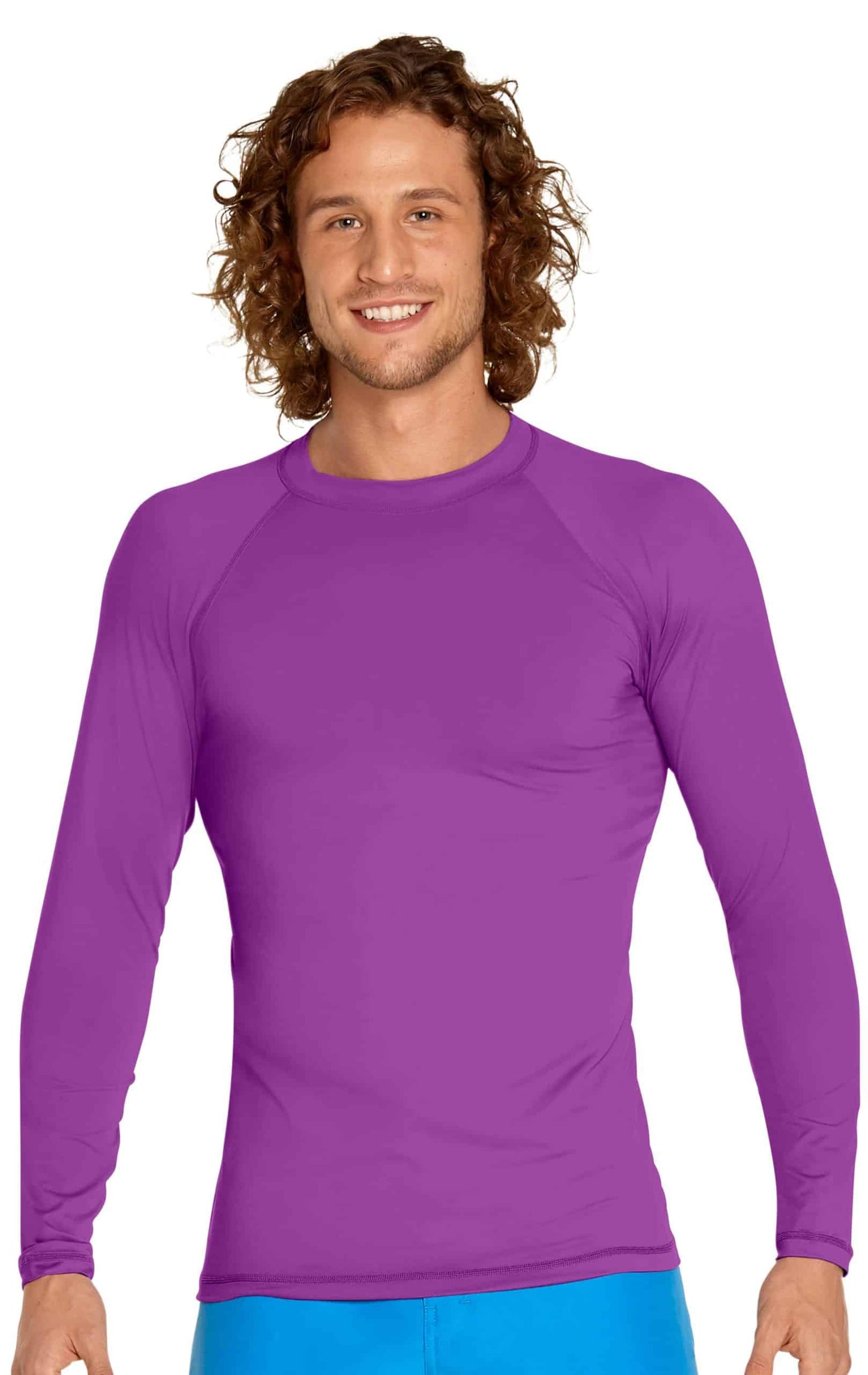 Men's - Wet Effect Long Sleeve Rash Guard