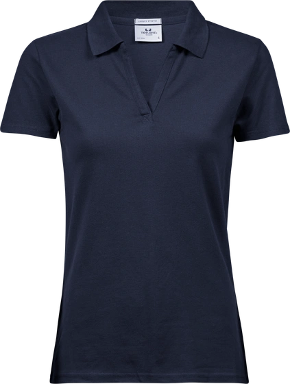 Women's - Tee Jays Luxury Stretch V-Neck Polo