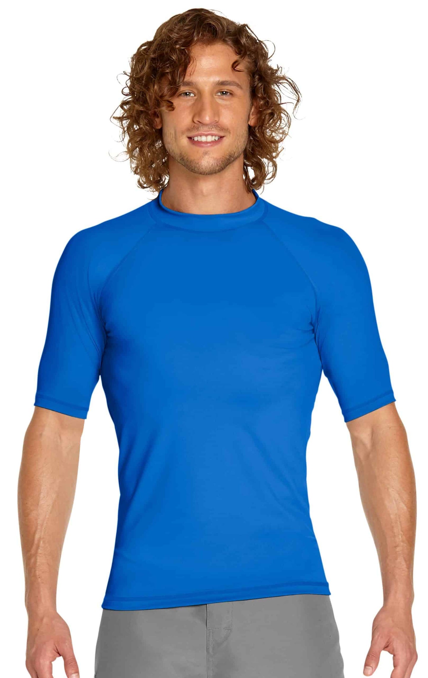 Men's - Wet Effect Short Sleeve Rash Guard