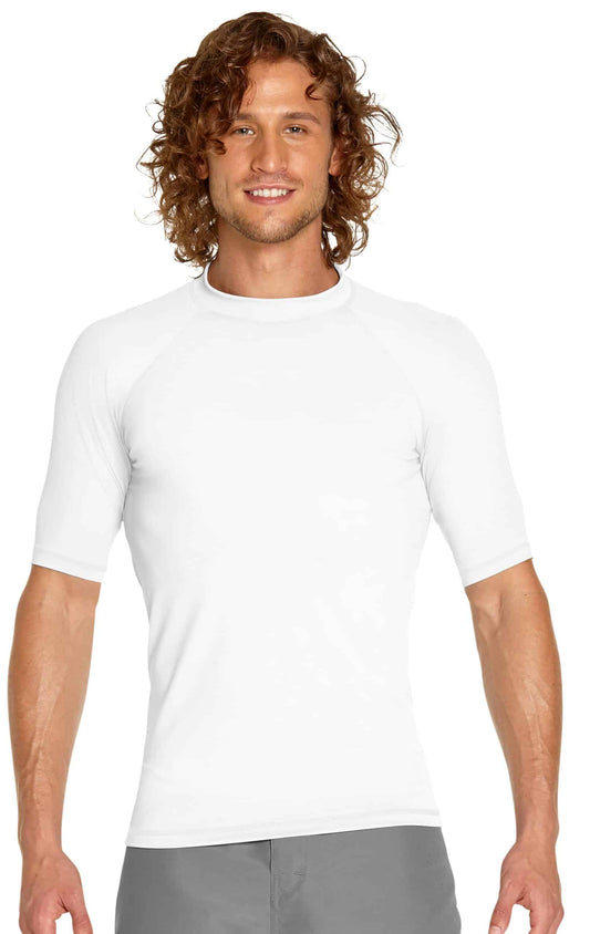 Men's - Wet Effect Short Sleeve Rash Guard