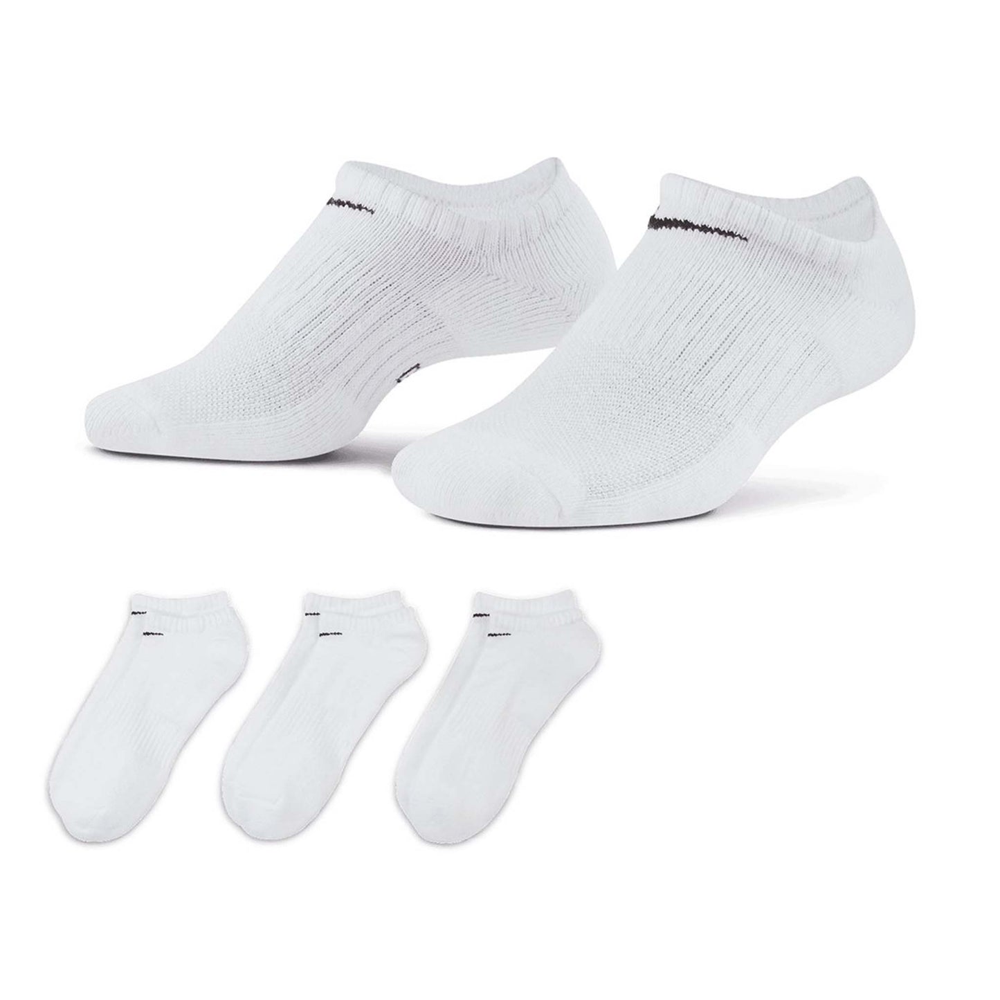 Unisex - Nike Everyday Cushioned No Show Socks (3 pairs)