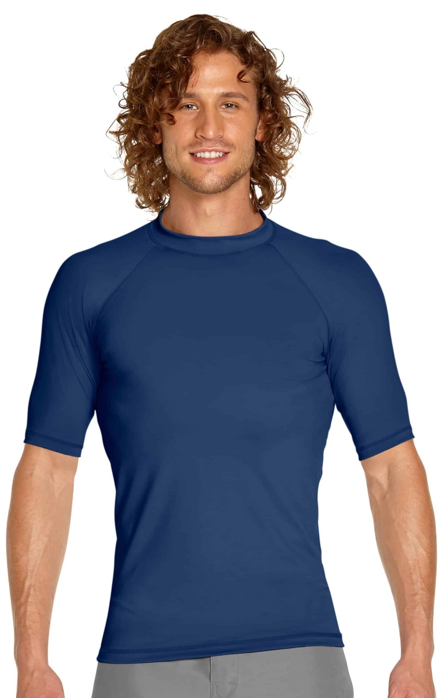 Men's - Wet Effect Short Sleeve Rash Guard